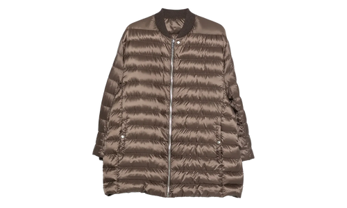 Rick Owens Woven Flight Parka Jacket "Dark Dust" MON35