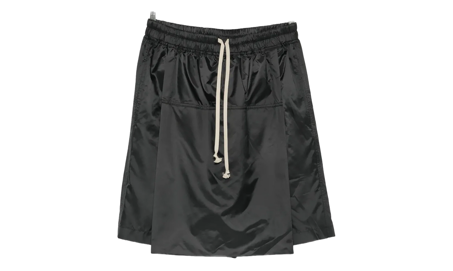 Rick Owens Woven Kilt Shorts "Black" MON32