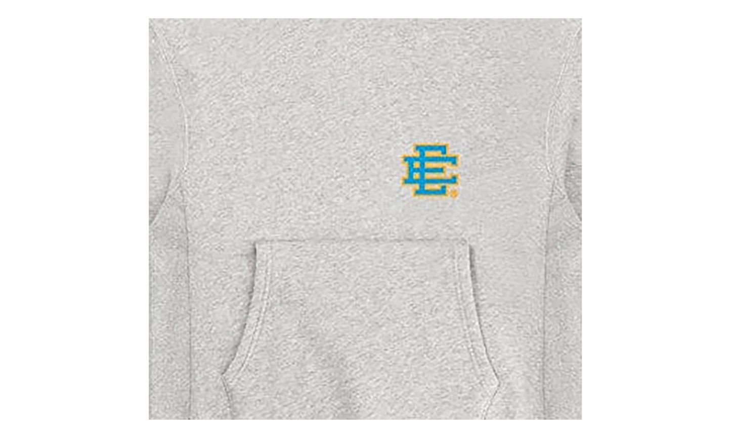 EE BASIC HOODIE "SS24 - Grey/Aqua Bolt" EE502