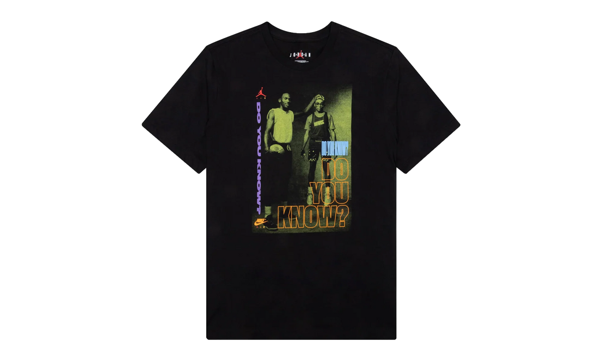 Air Jordan Retro 3 Graphic "Do You Know" T-Shirt "Black" DD5253 010