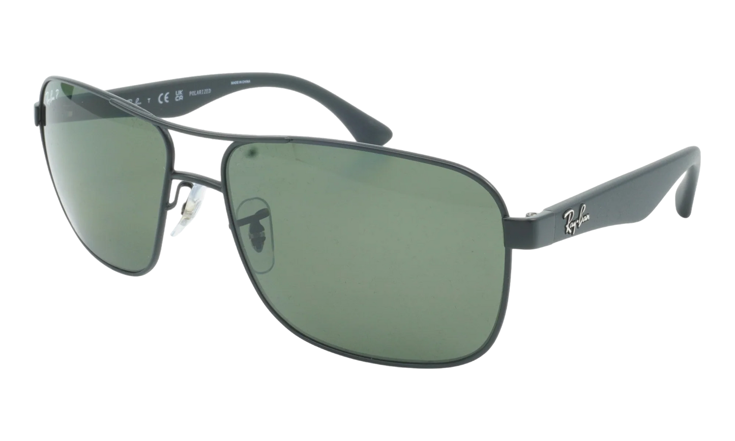 Aviator Polarized Sunglasses "Matte Black" RB3516-006-9A_59