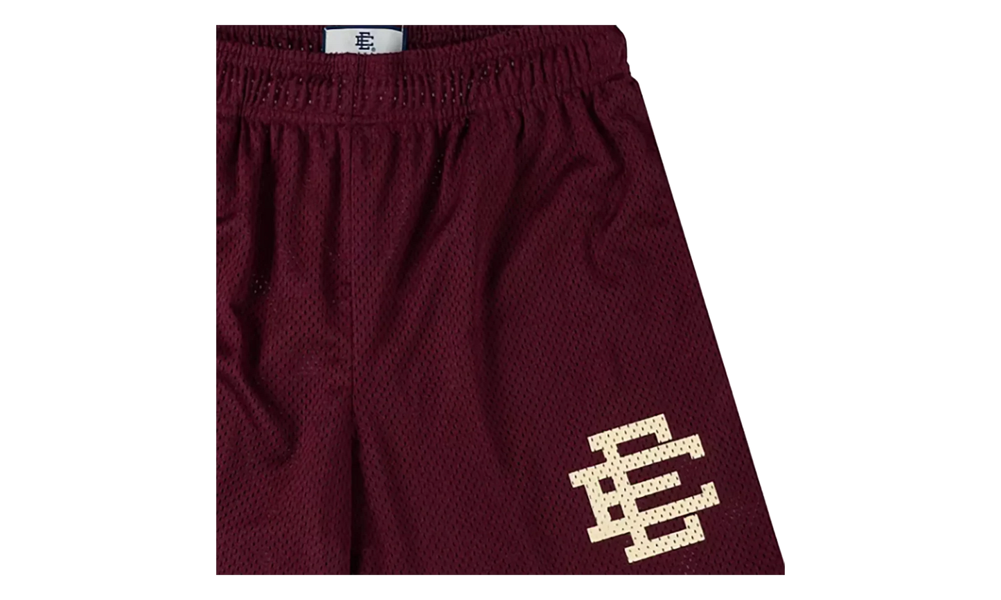 EE BASIC SHORT "SS24 - Maroon/Off White" EE619