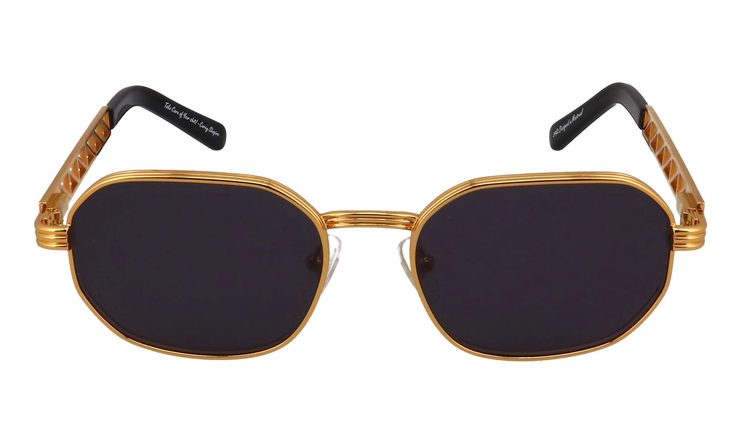 Hustler Jacques Cartier Edition 24KT "Yellow Gold / Black" JCHU2 0001 CUT 11B5