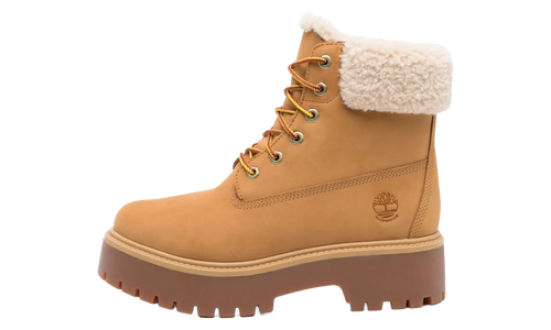 Stone Street Warm-Lined Waterproof Platform Boot "Wheat Nubuck" TB0A2PU6 754