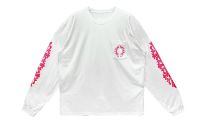 Classic Horseshoe Long Sleeve T-shirt "Pink/White" CHRM0799