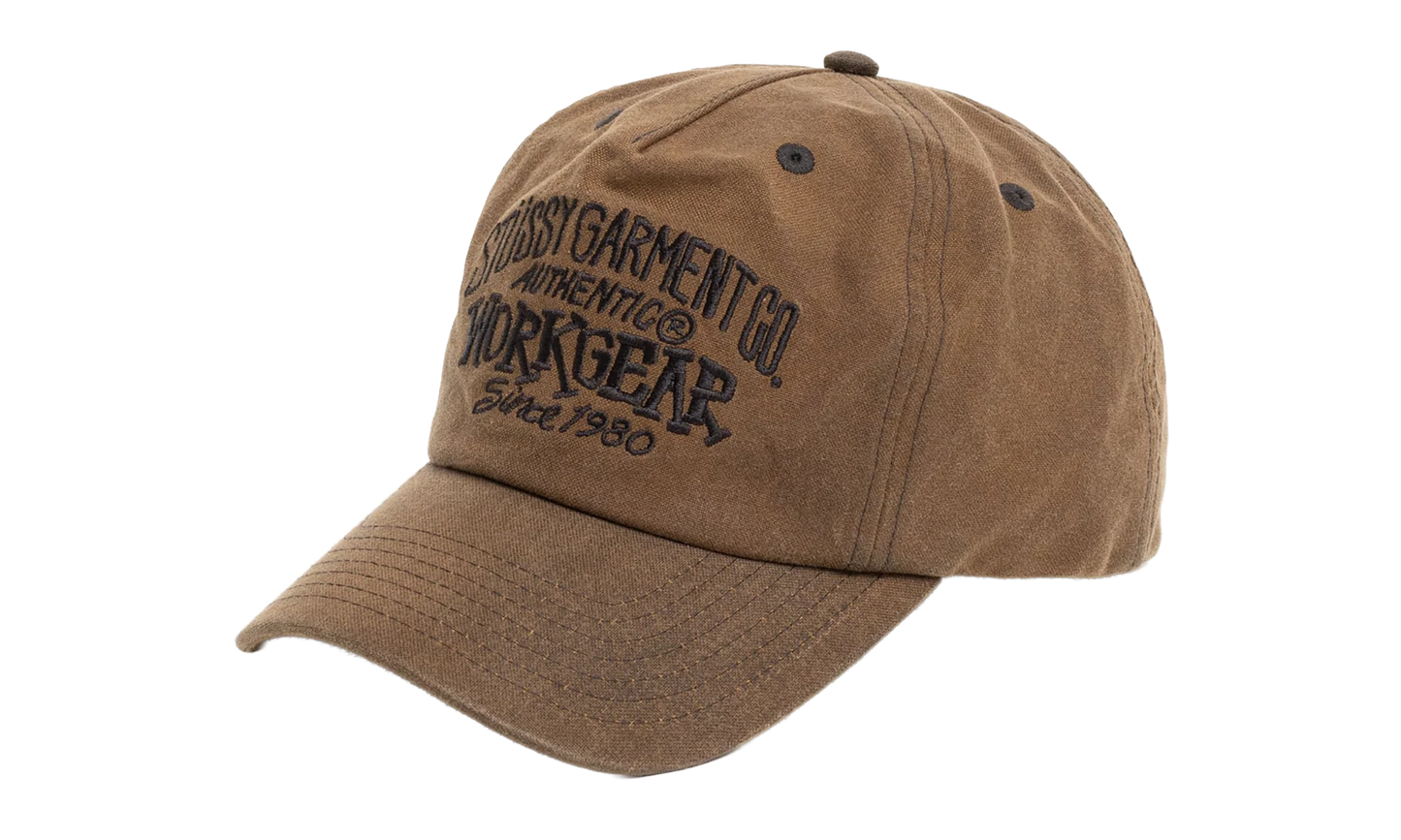 MID-DEPTH WORKGEAR WAXED SNAPBACK "Brown" STUS406
