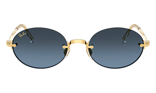 A$AP Rocky Rimless Oval "Arista / Blue Dark Grey" 0RB3929 001/S2
