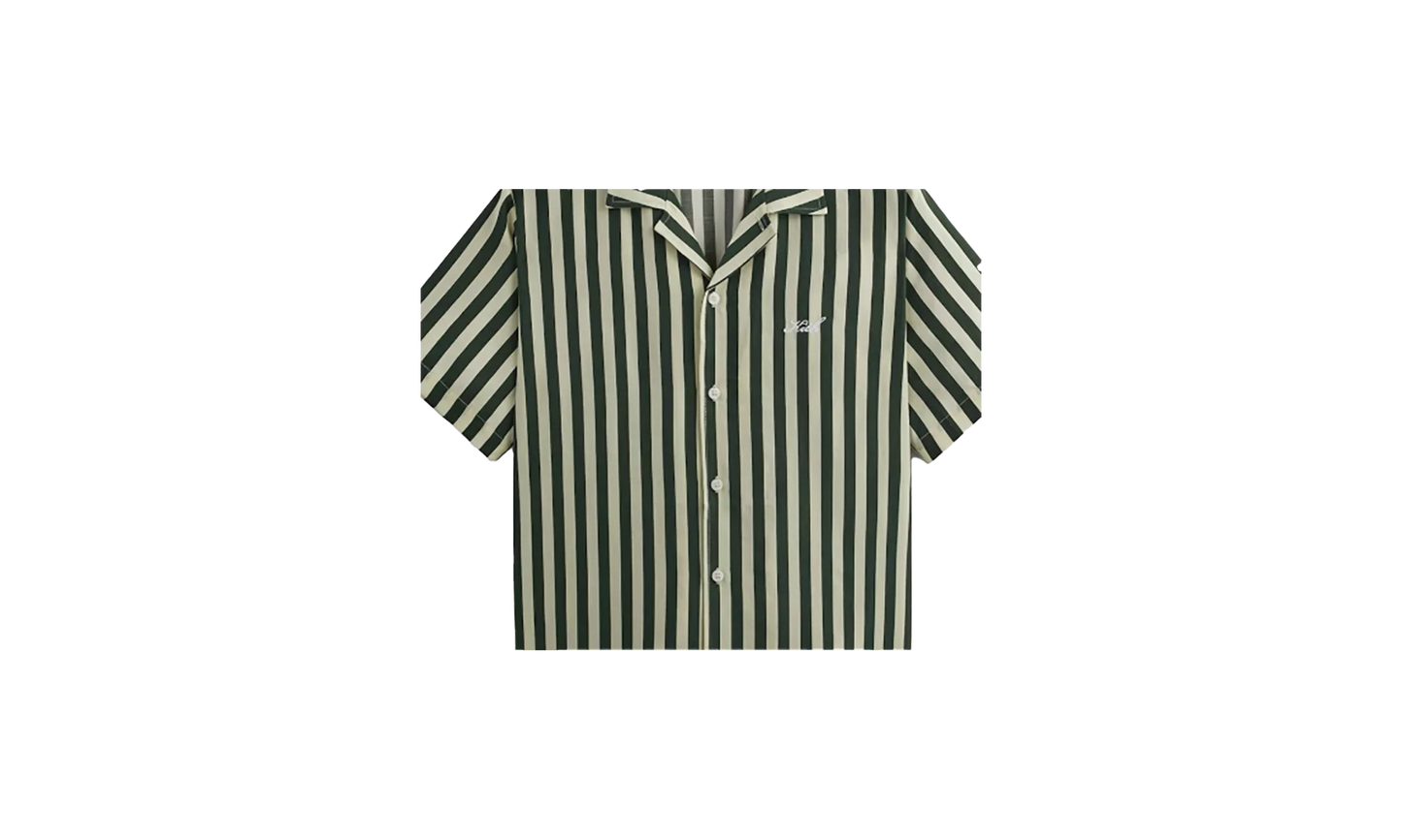 Striped Thompson Camp Collar Shirt "Agate" KITH18