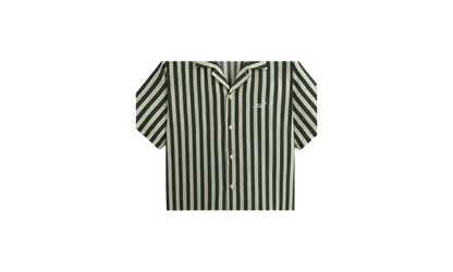 Striped Thompson Camp Collar Shirt "Agate" KITH18