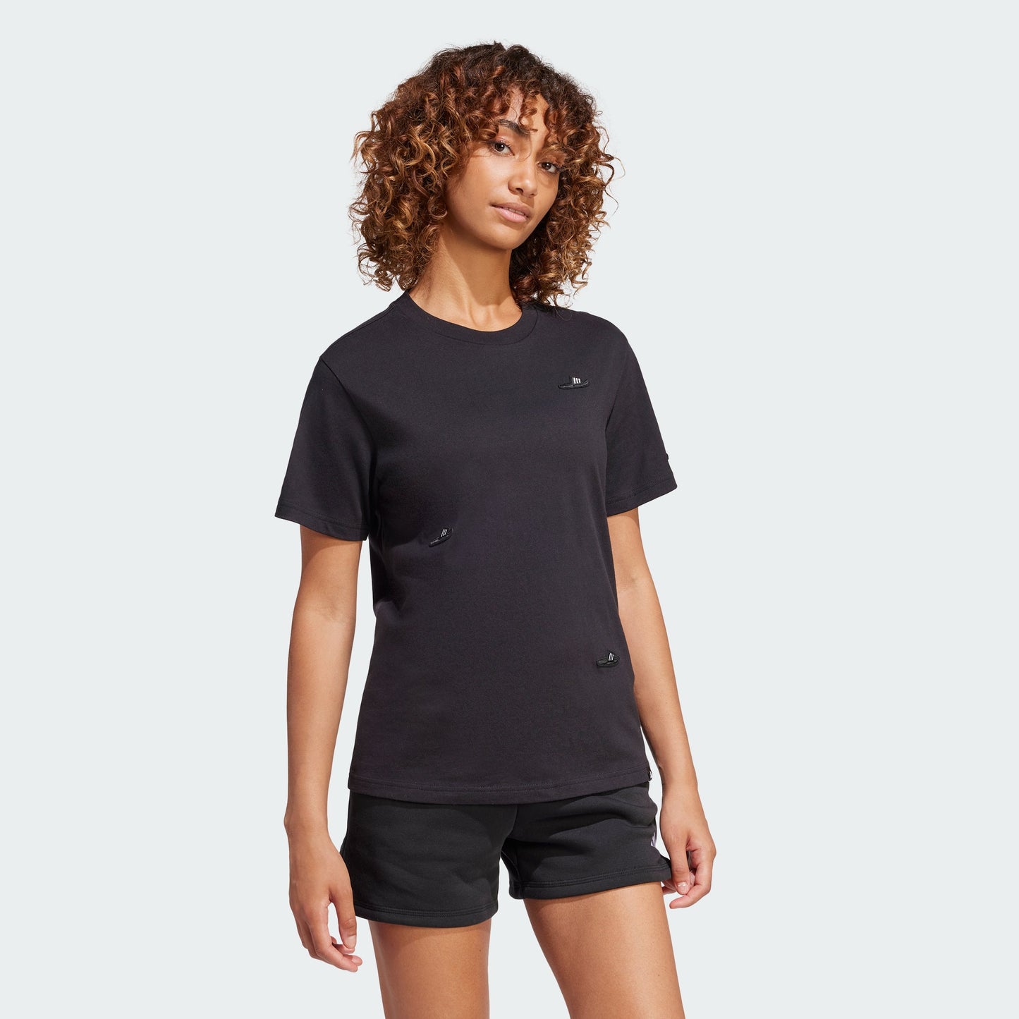 Women's adidas Lounge Slide Graphic Tee