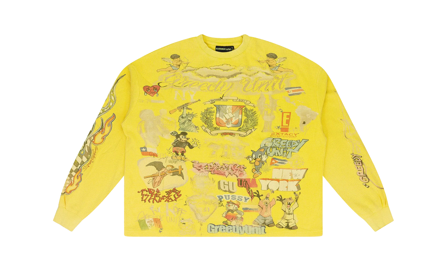 All Over Thermal T-shirt "Yellow" GUT MTPS 0004