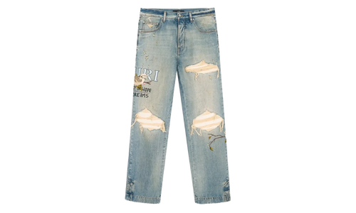Chateau MX1 Straight Flare Jeans "Aged Indigo" AMBMJE1065 921