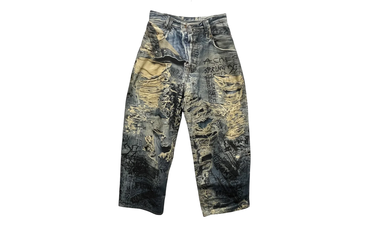 Super Baggy Fit Jeans - 2023 "Mid Blue" FN MN TROU001097