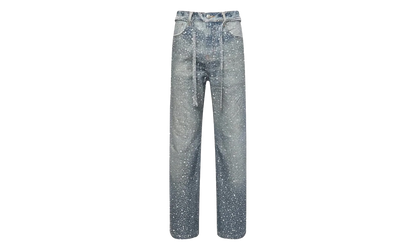 3D Printed Washed Swarovski Diamond Jean "Blue" BC24SSPT05 BLUE