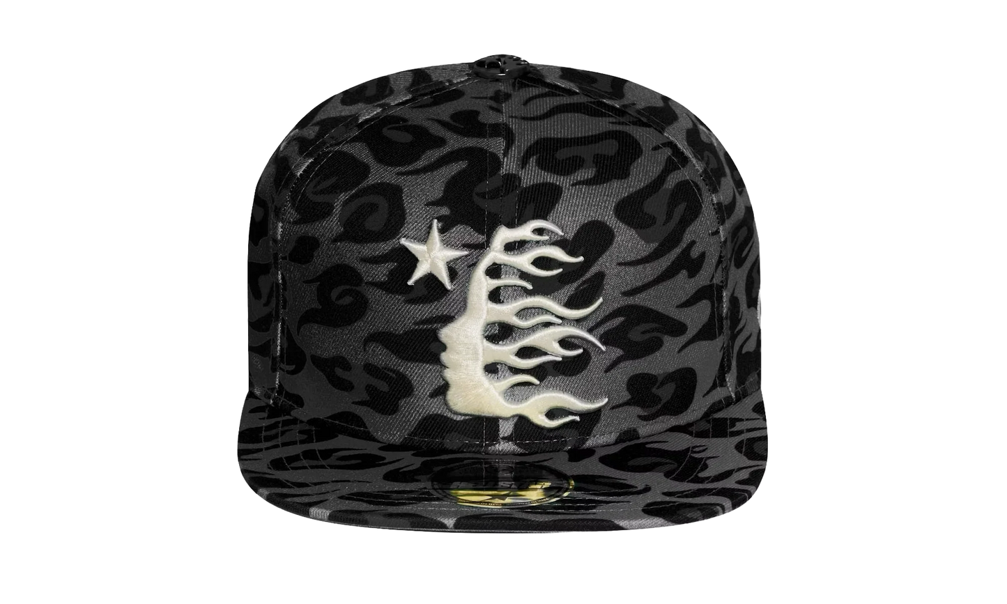 Cheetah Print Fitted Hat "Black" HSR094