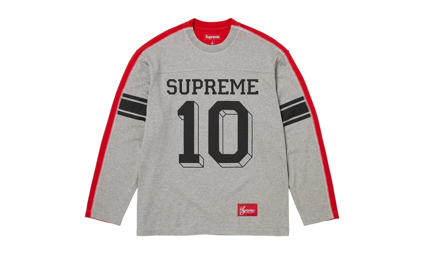 Split L/S Football Top "FW25 - Grey" SU26886