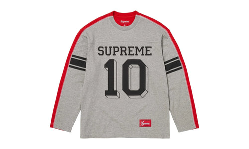 Split L/S Football Top "FW25 - Grey" SU26886