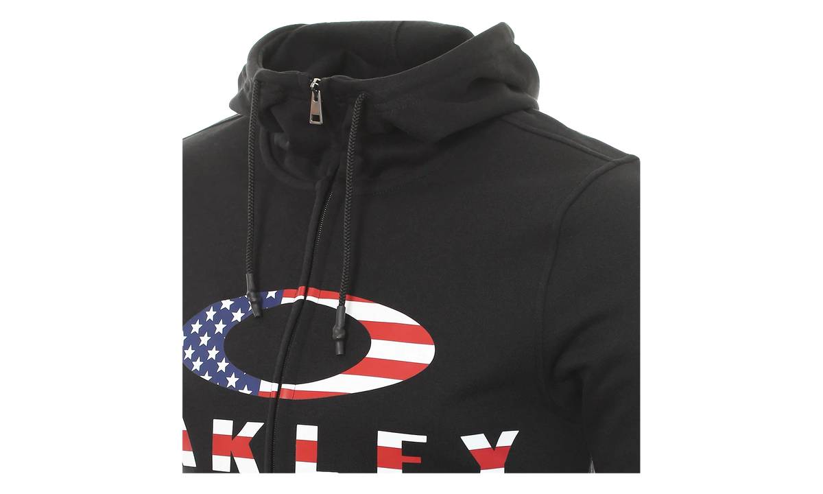 Bark Full Zip Hoodie "Black / American Flag" 461643 01V