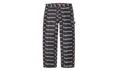 Jacquard Logos Double Knee Denim Painter Jeans "FW25 - Rigid Indigo" SU26912