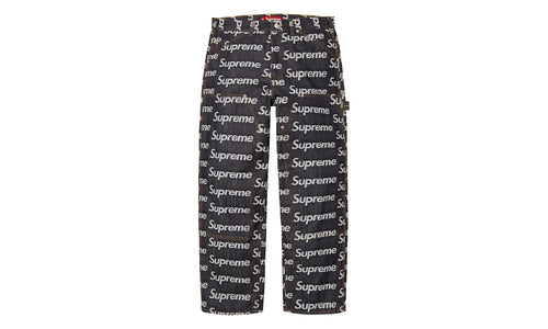Jacquard Logos Double Knee Denim Painter Jeans "FW25 - Rigid Indigo" SU26912
