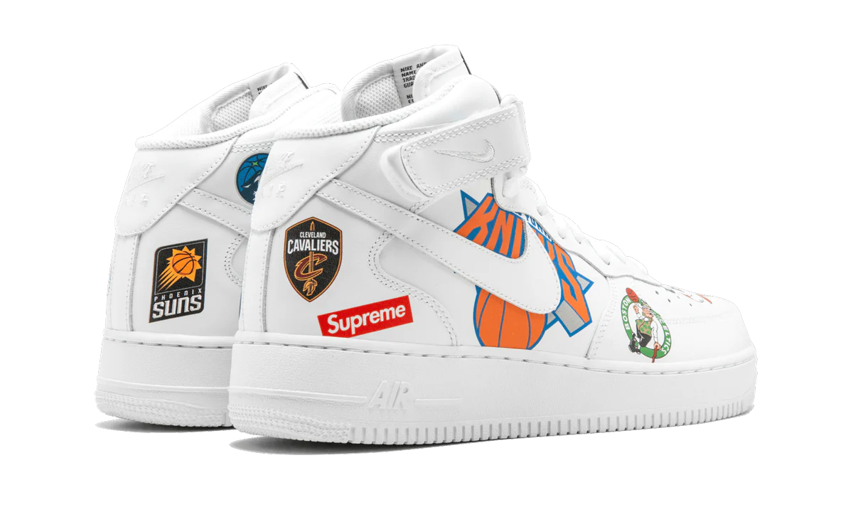 Air Force 1 MID 07 / Supreme "NBA" AQ8017 100