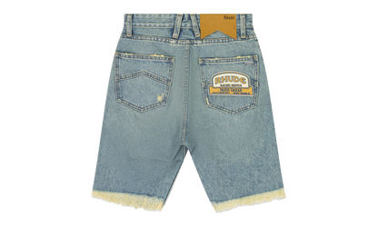 Distressed Denim Shorts "Indigo" RHD-MBTM-0221