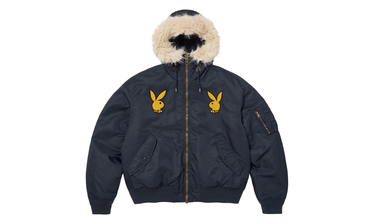 Playboy® Hooded MA-1 "SS26 - Navy" SU27111