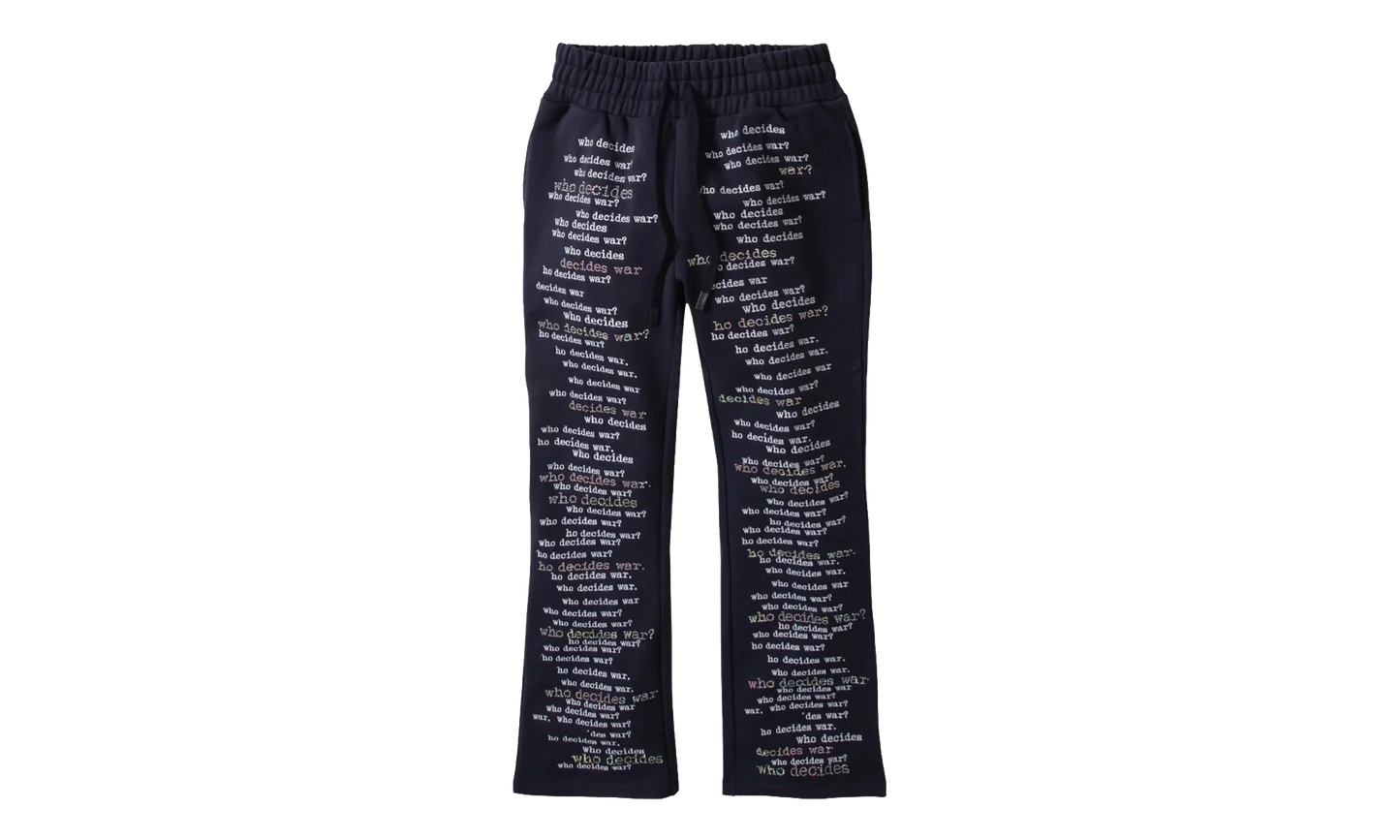 WDW Scripture Sweatpants "Navy Blue" FOADCFN7