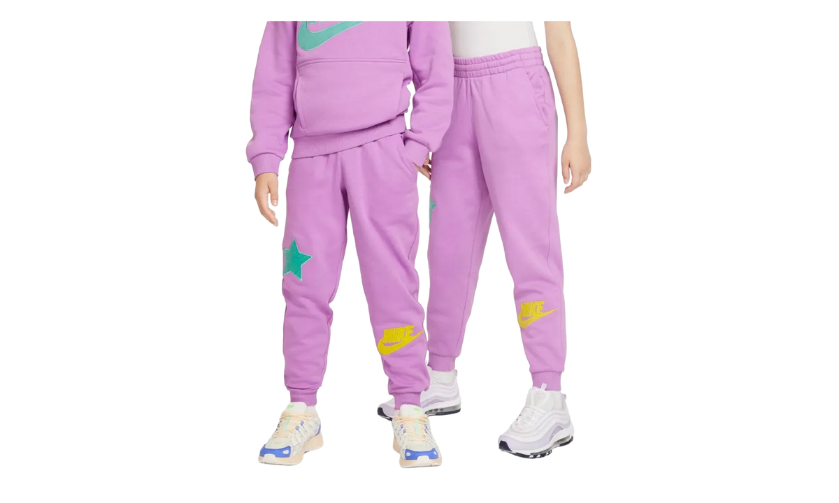 Sportswear Club Fleece Jogger Pants GS "Rush Fuchsia / Emerald Rise / Opti Yellow" FD3031 532