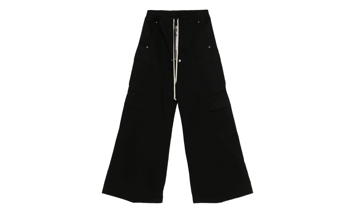 Twill Double Cargo Jumbo Belas Pants "Black" DU02E7398 TW 09