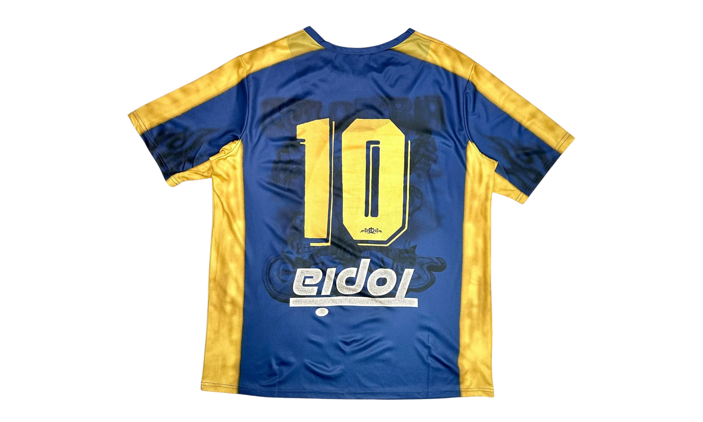 Travis Scott Colombia Soccer Jersey "Blue Yellow" TSUC59