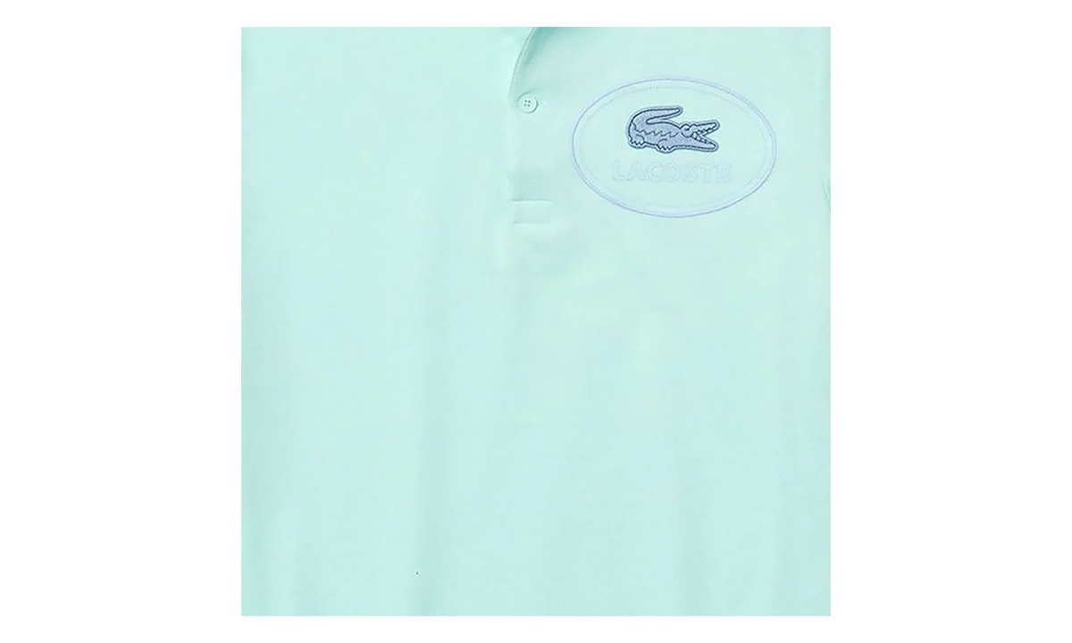 Slim Fit Embroidered Crocodile Pique Polo T-Shirt "Turquiose" PH9733 NRE