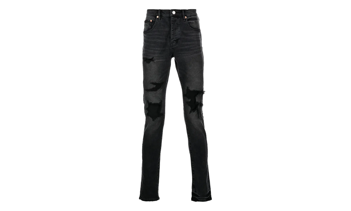 P001 Distress Jeans "Worn Black" P001 WBDI222