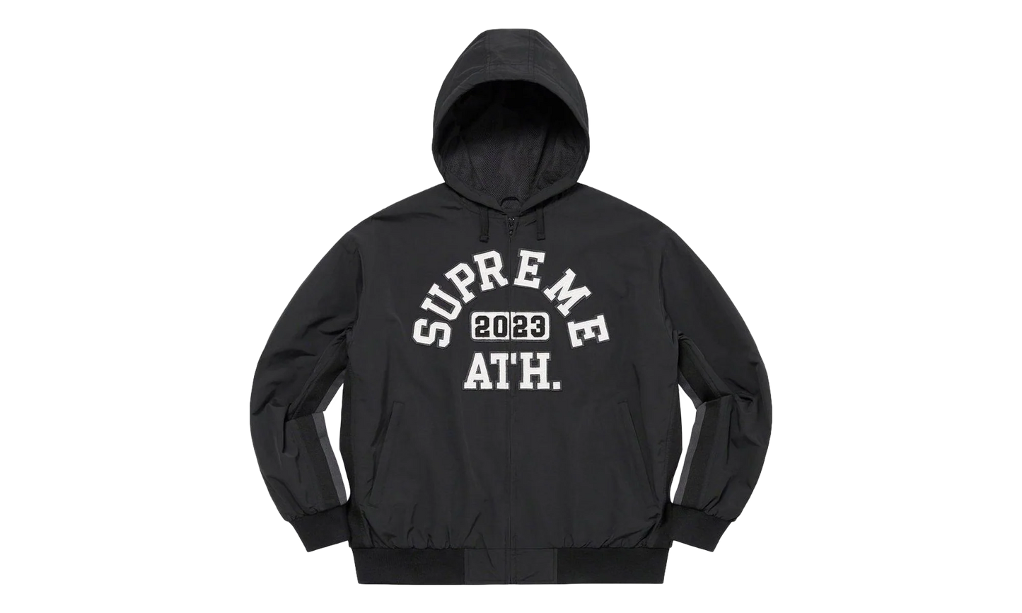 Applique Hooded Track Jacket "SS23 - Black" SU27077
