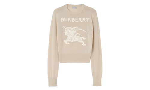 Equestrian Knight Cotton Wool Sweater WMNS "Easel Beige" 8122343