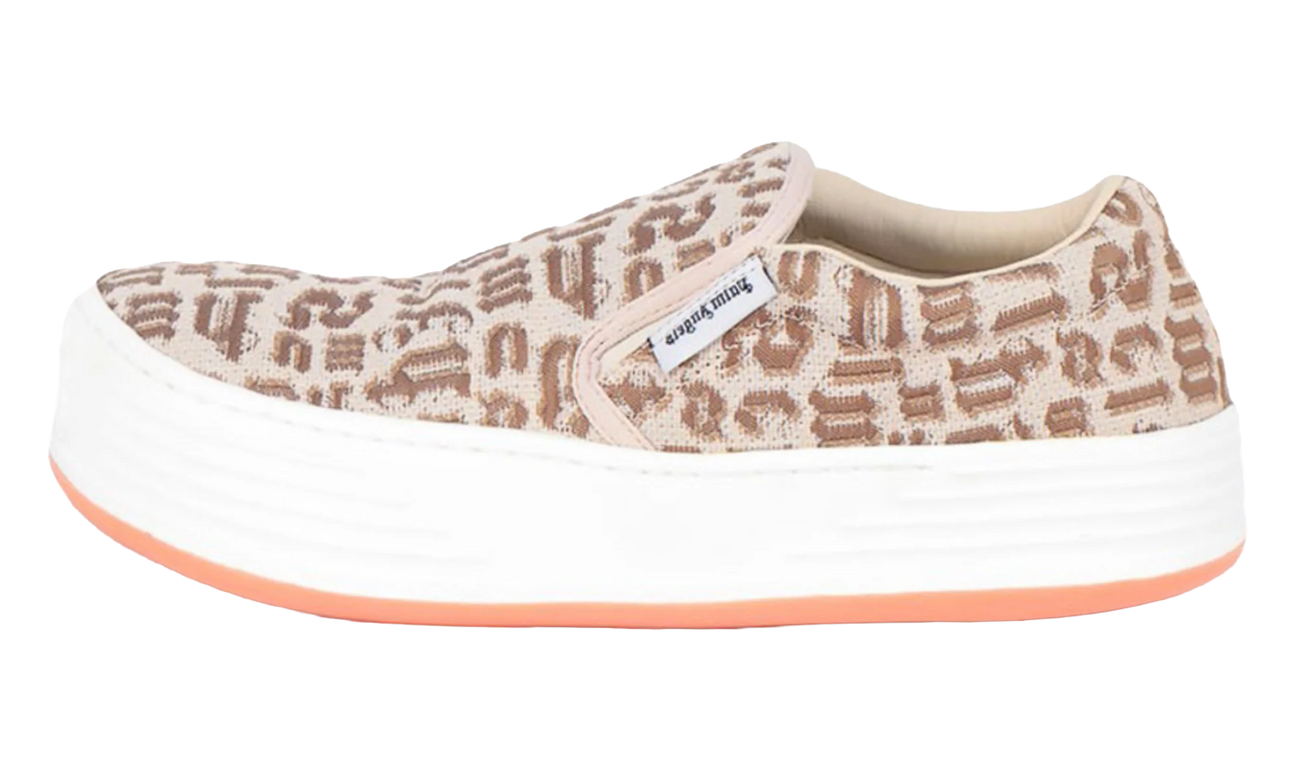 Snow Slip-On Sneakers "Brown/Beige" PMIA063F21FAB0016061
