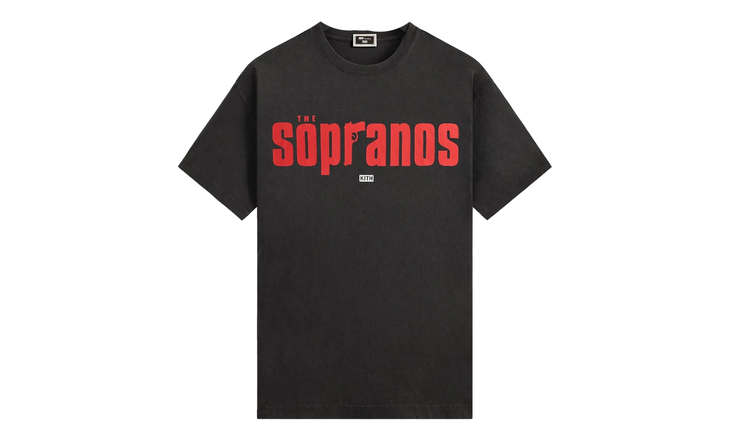 The Sopranos Main Logo Vintage Tee "Black" khm034649 001