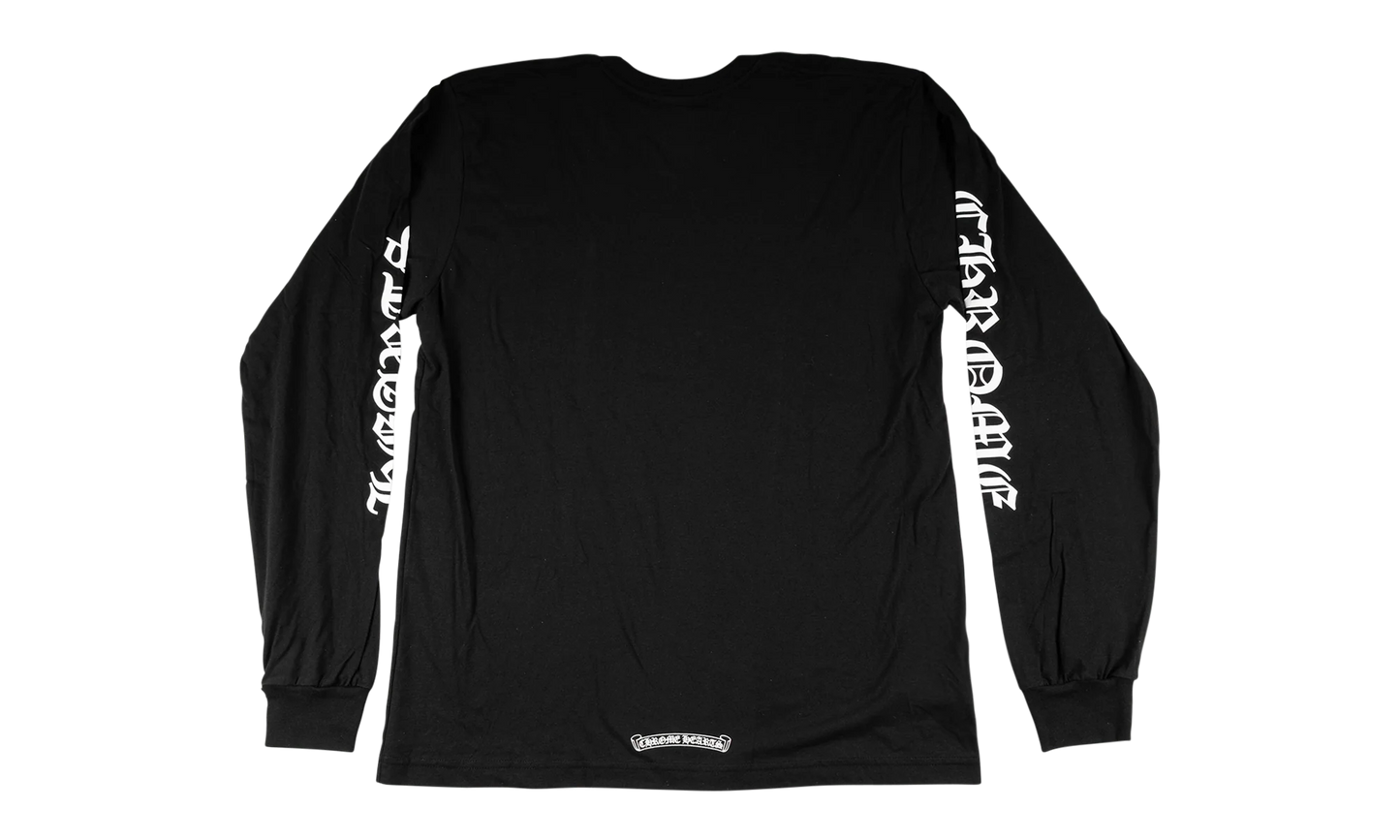 Long Sleeve Pocket Crew T-shirt "White Lettering" CHRM1140