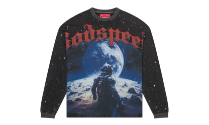 No Looking Back LS Tee "Black Wash" GS031