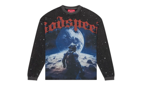 No Looking Back LS Tee "Black Wash" GS031