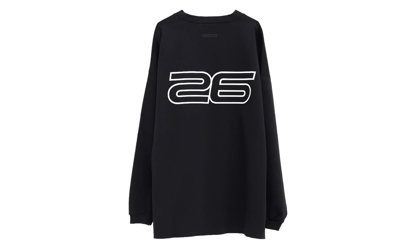 Ponte 90's Reflective Long Sleeve Tee "Vintage Black" 125HO254541F