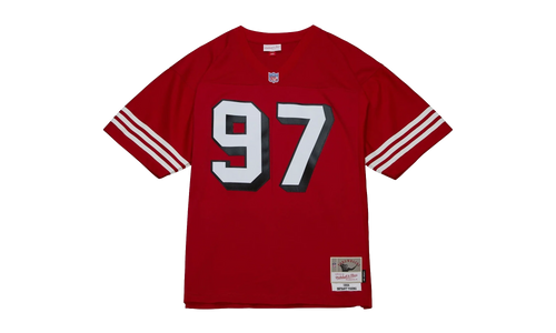 NFL Bryant Young Legacy Jersey "1994 San Francisco 49ers - Scarlet" LGJY3195 SF494BYOSCAR
