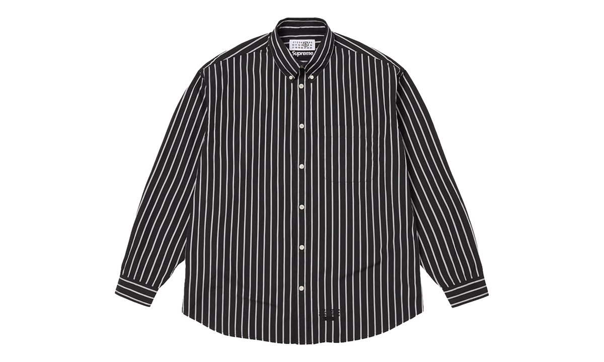 MM6 Maison Margiela Stripe Shirt "SS26 - Black" SU27191