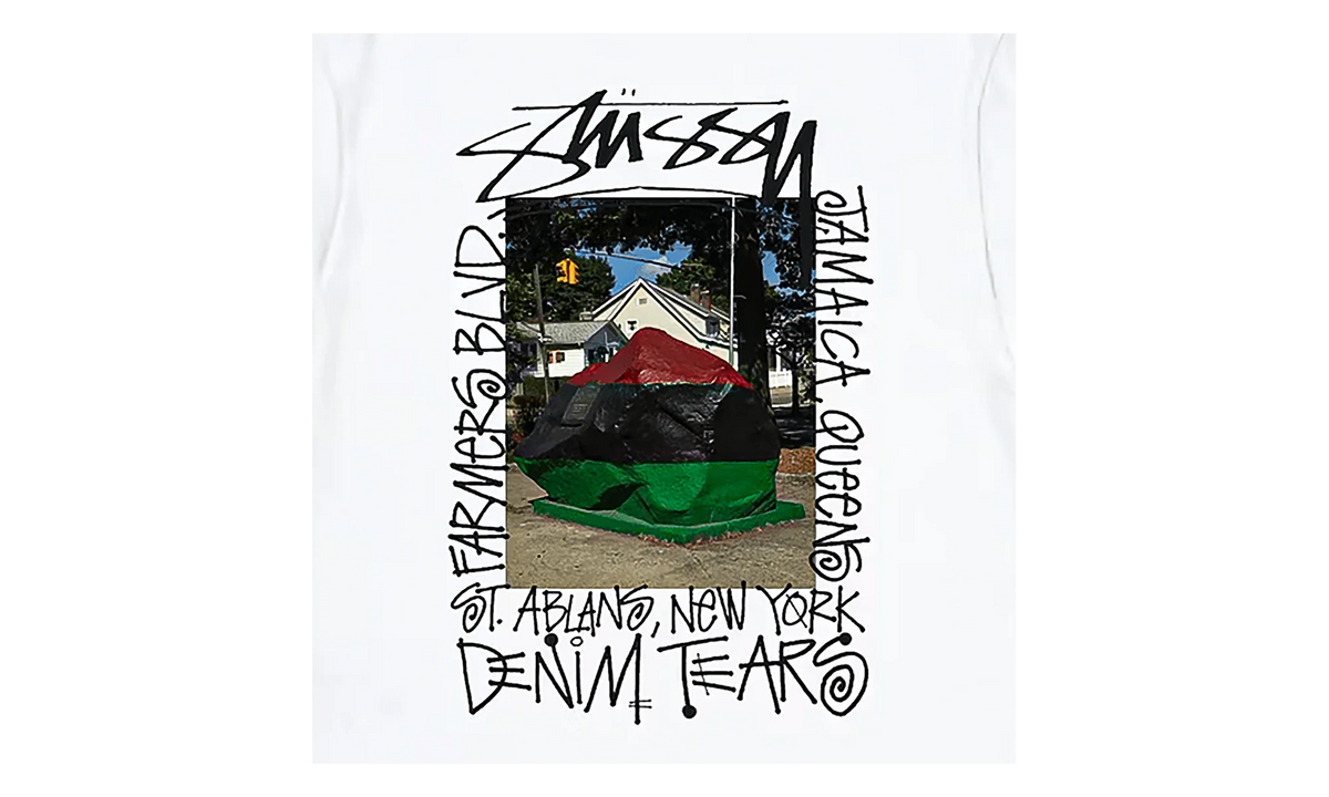 Stussy Farmers Blvd Short Sleeve Tee Shirt "White" DT309