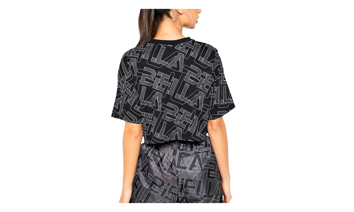 Brea Crop T-Shirt WMNS "Black / White" LW933266 001