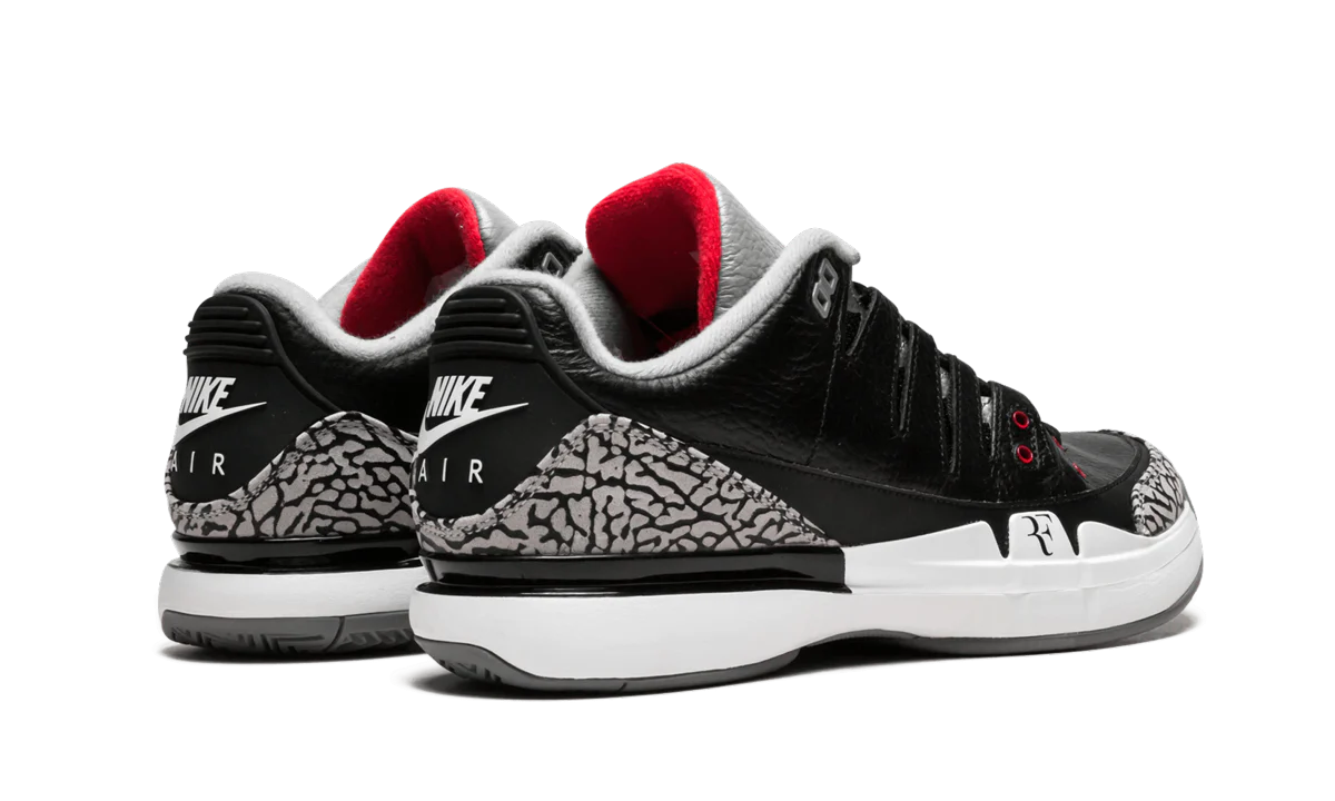 Zoom Vapor AJ3 "Black/Cement Jordan 3" 709998 010