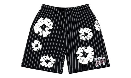 Pinstripe Wreath Sweatshorts "Black" DT538