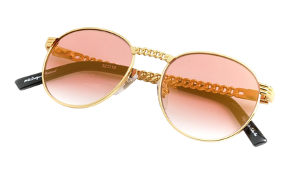 Miami Vice Cuban Link Edition 24KT "Yellow Gold / Candy Red Gradient Flash Gold" CLMV2 0002 16C7