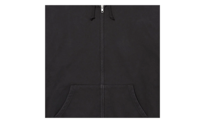 Cut Out Zip Up Hoodie "Black" SU27264