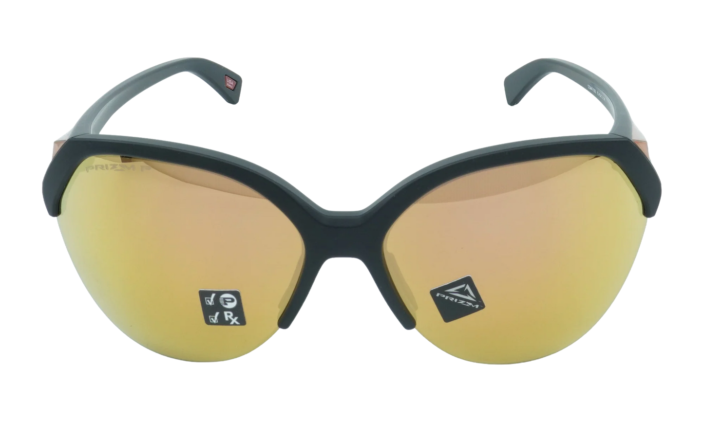 Trailing Point Polarized Sunglasses WMNS "Matte Black / PRIZM Rose Gold" OO9447 03